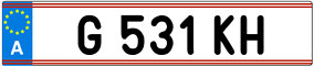 Truck License Plate